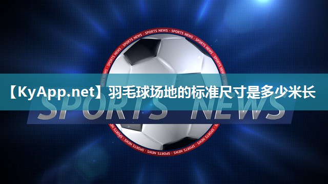 羽毛球场地的标准尺寸是多少米长