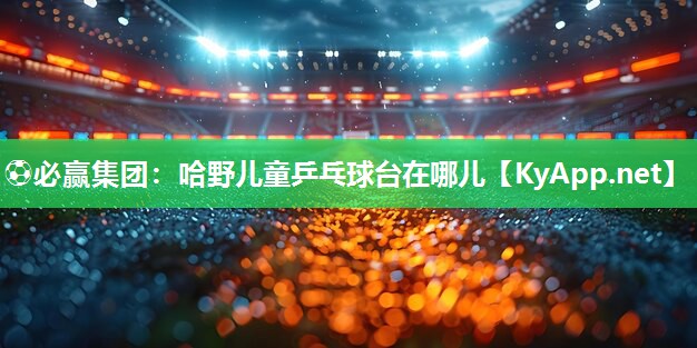 哈野儿童乒乓球台在哪儿