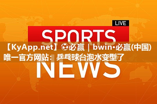 乒乓球台泡水变型了