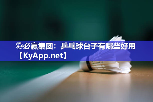 乒乓球台子有哪些好用