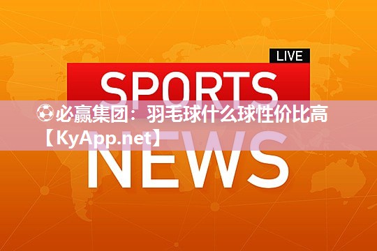羽毛球什么球性价比高