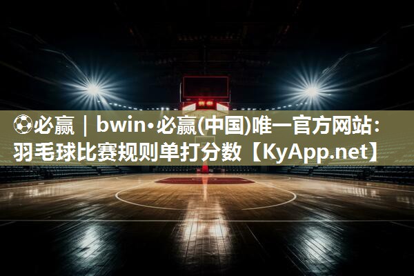 羽毛球比赛规则单打分数