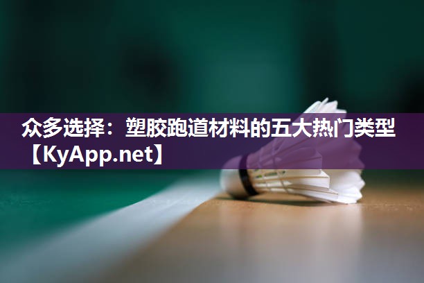 众多选择：塑胶跑道材料的五大热门类型