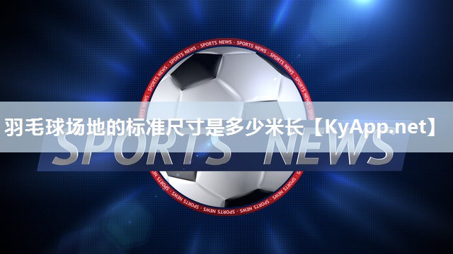 羽毛球场地的标准尺寸是多少米长